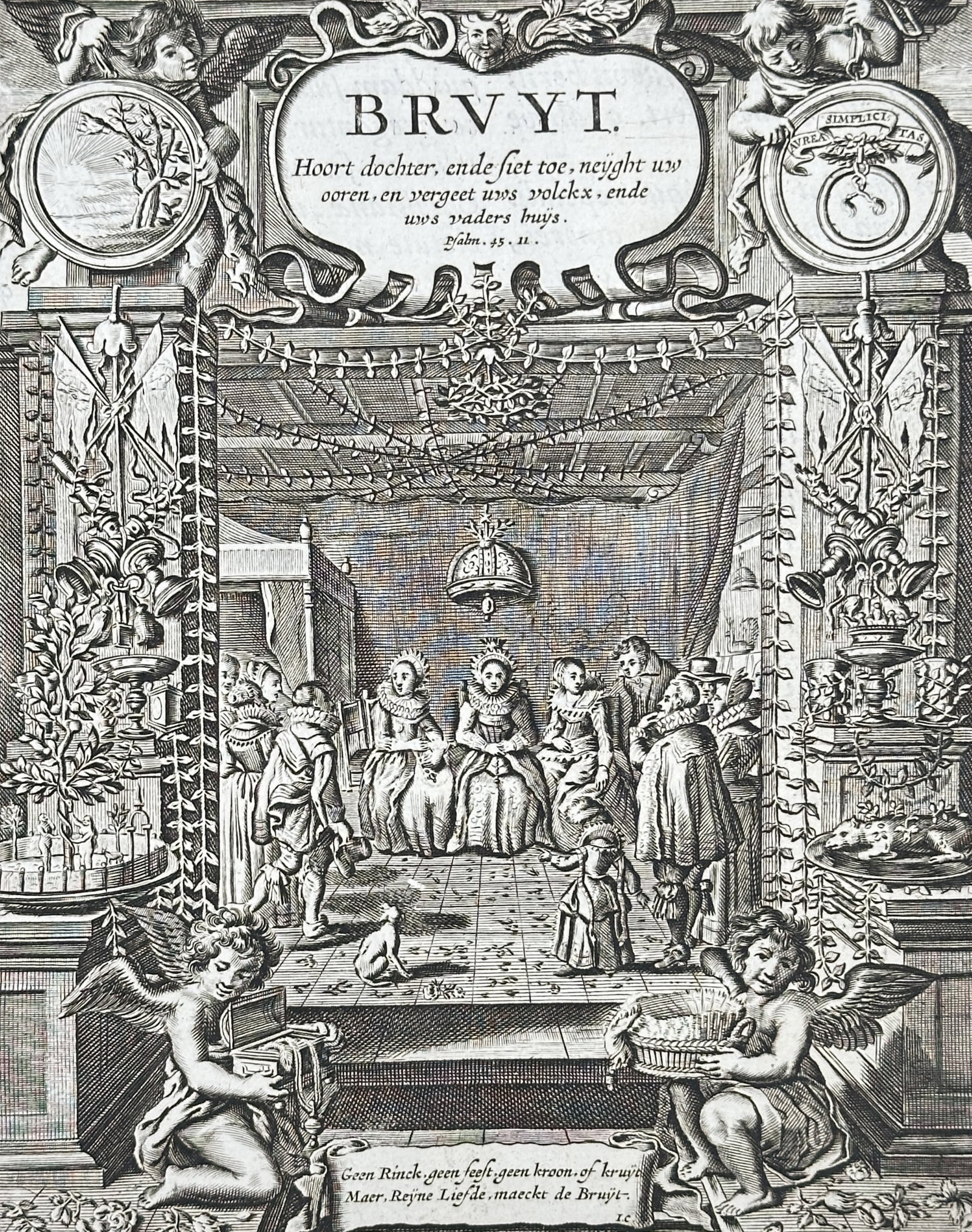 Jan Luyken (1649-1712) – The Christian Housewife – Etching (1726) (1 of 3)