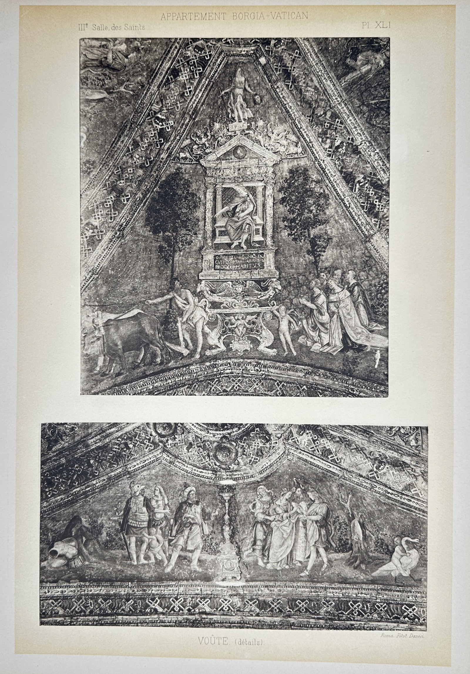Pinturicchio, after – View of The Legend of Isis and Osiris: Ceiling Details of the Hall of the (1 of 2)