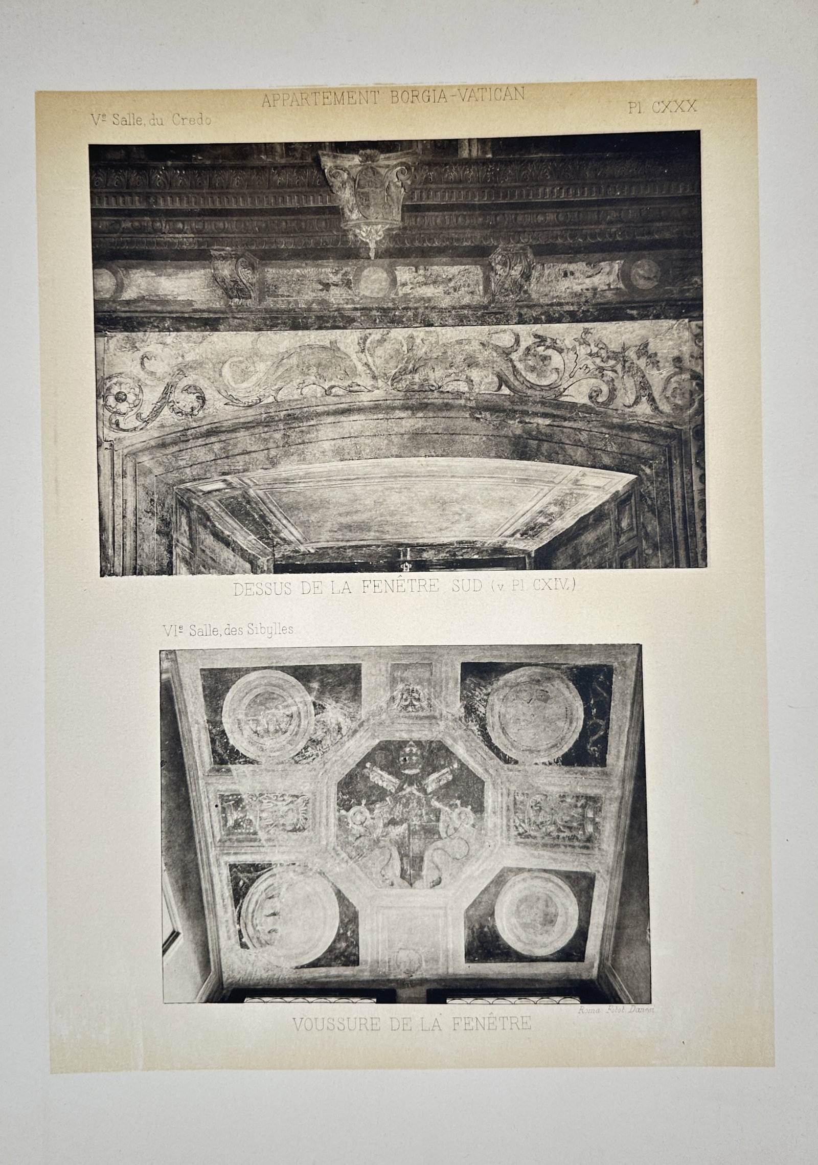 Pinturicchio, after – View of Window Decorations and Ceilings: Hall of the Credo and Hall of the (1 of 2)