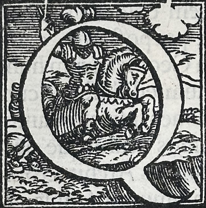 Sebastiano Serlio (1475–1554) – View of the Importance of Geometry for Architects – Woodcut (1 of 3)