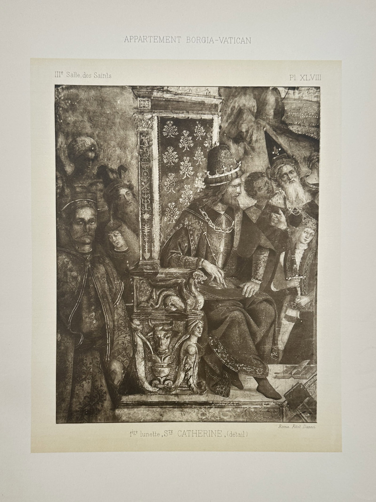 Pinturicchio, after – Detail of Saint Catherine of Alexandria – Photogravure (20th Century) (1 of 2)