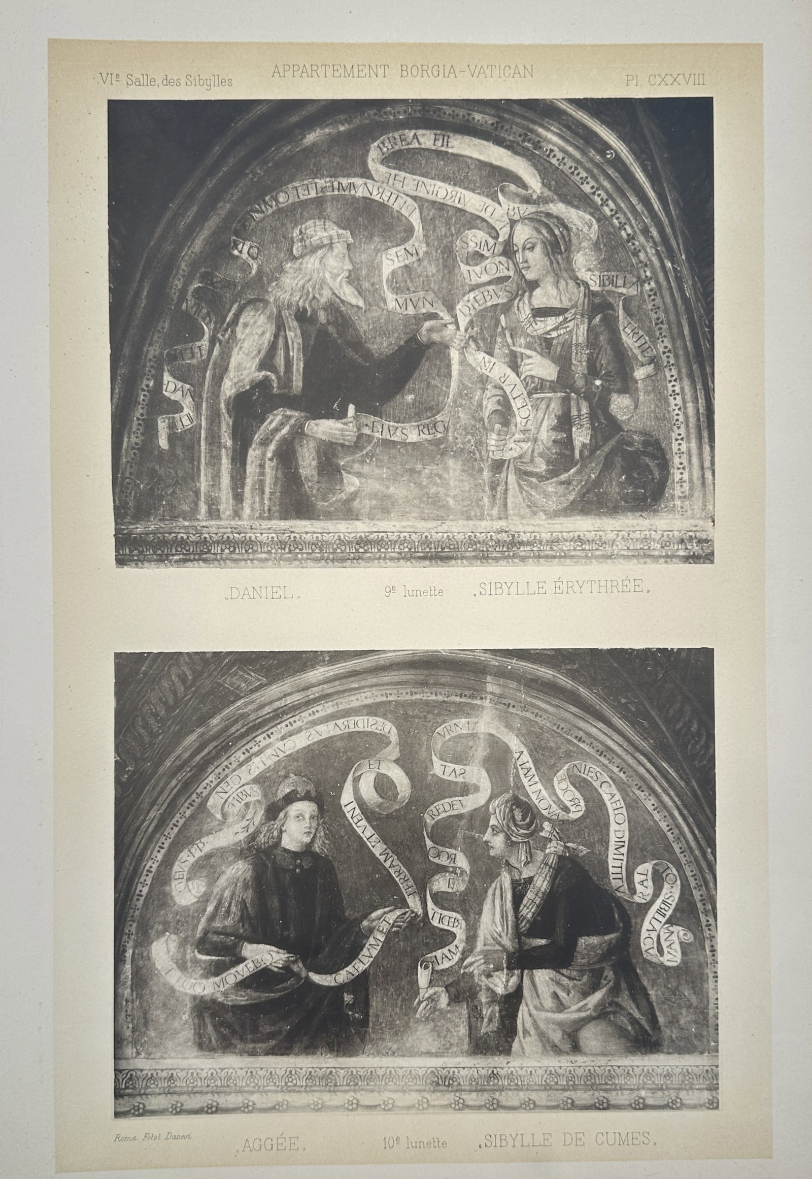 Pinturicchio, after – Prophets and Sibyls of the Borgia Apartments – Photogravure (20th Century) (1 of 2)