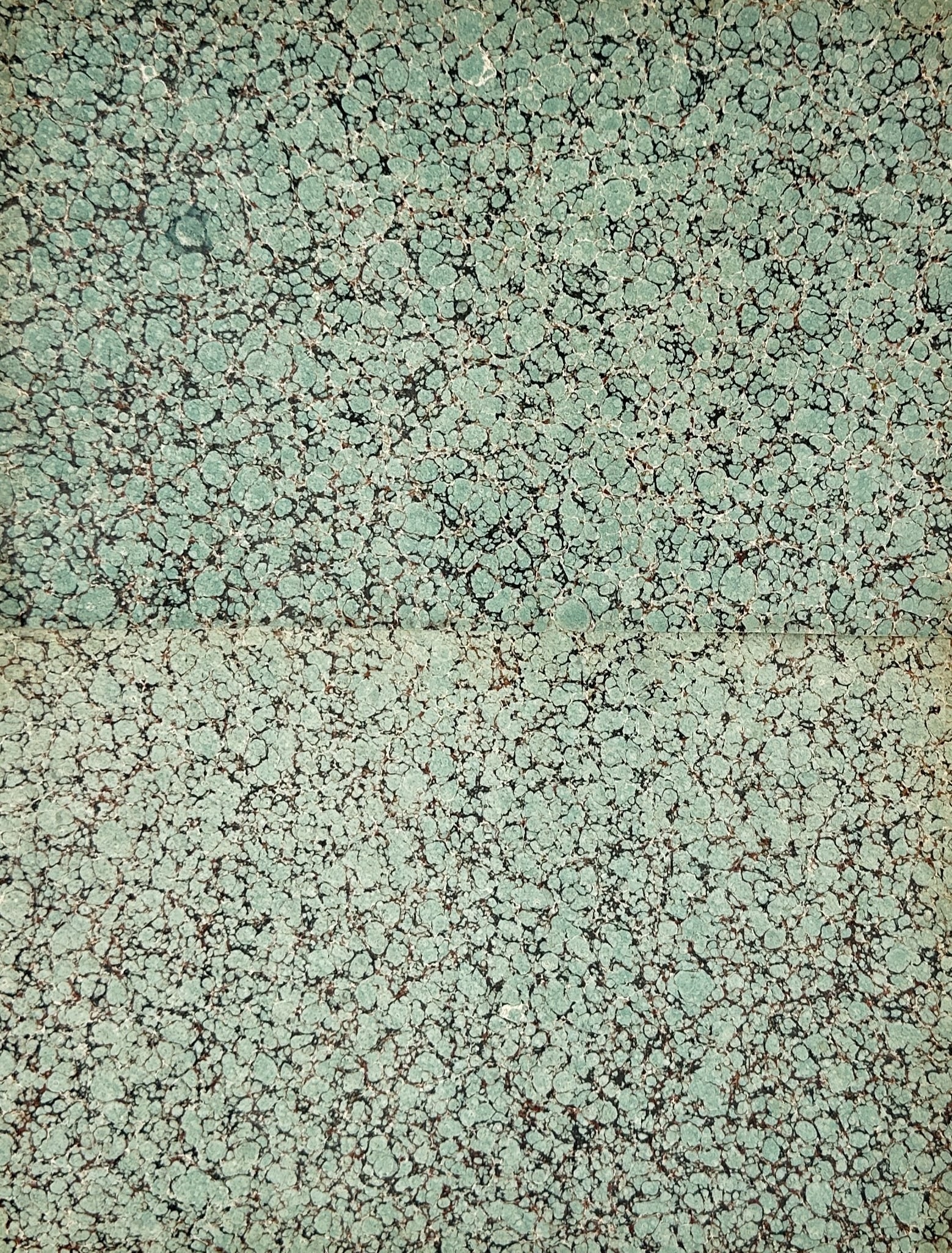 Unknown Artist – Green Pebble Marbled Bookbinding Endpaper – Marbled paper (18th Century) (1 of 2)