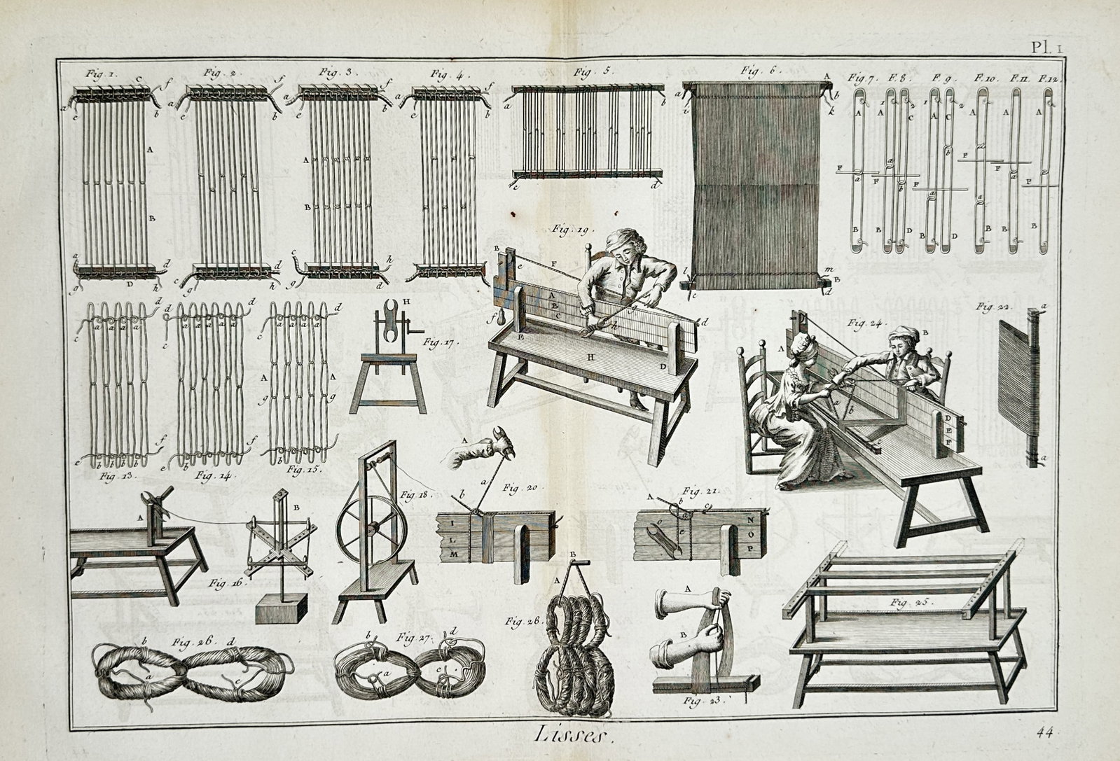 Robert Bénard – Lisses – Engraving (1762–1772) (1 of 2)