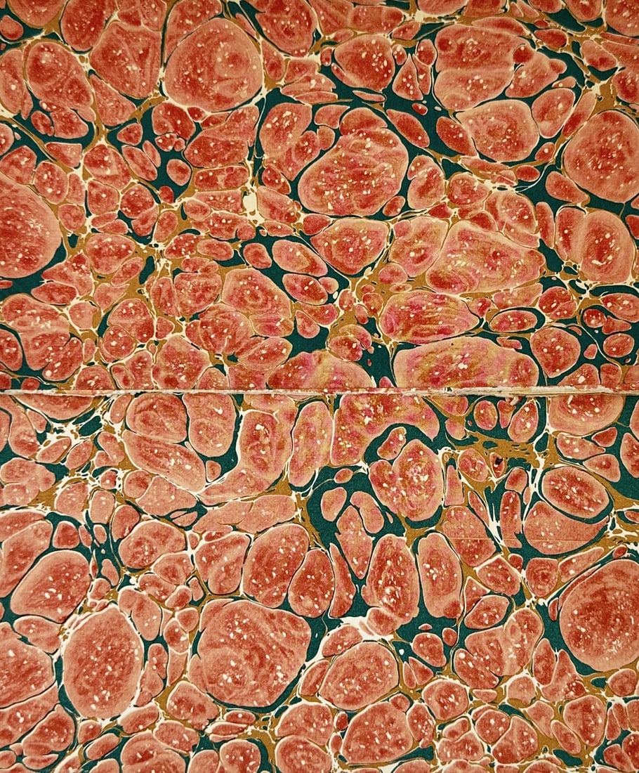 Unknown Artist – French Curl Marbled Paper – Marbled paper (18th Century) (1 of 2)