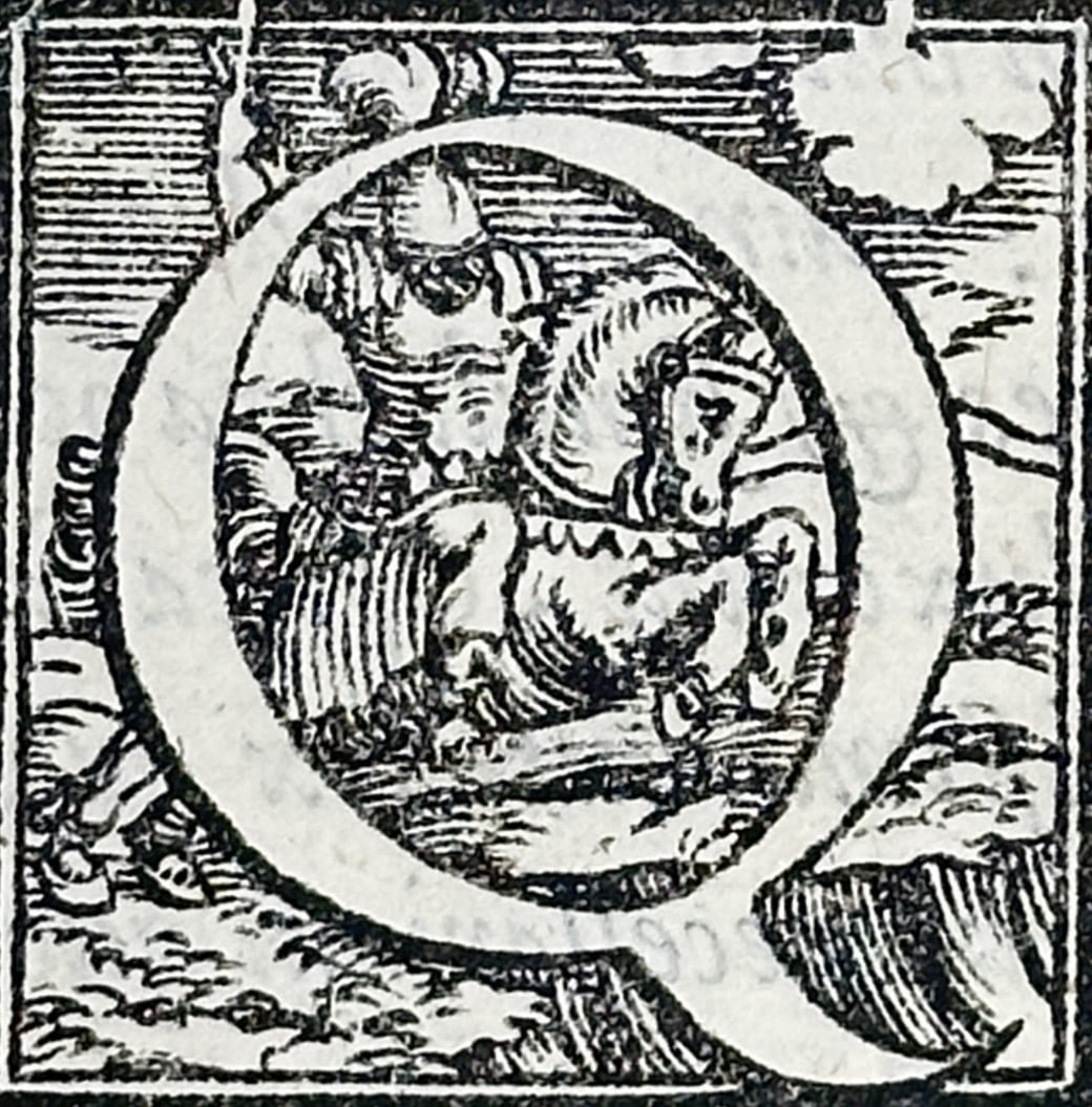 Sebastiano Serlio (1475–1554) – De Optica Facultate – Engraving (1619): "De Optica Facultate, Liber Secundus" is a scholarly treatise focusing on the principles of optics and perspective, essential components of architectural design. This page features an ornate woodcut i