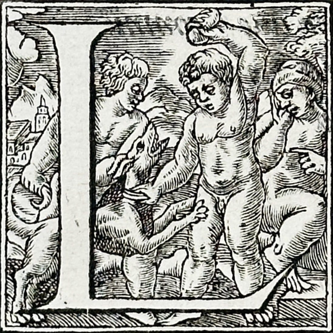 Jean Des Moulins (1530–1622) – I. Des Movlins – Woodcut (17th Century) (1 of 3)