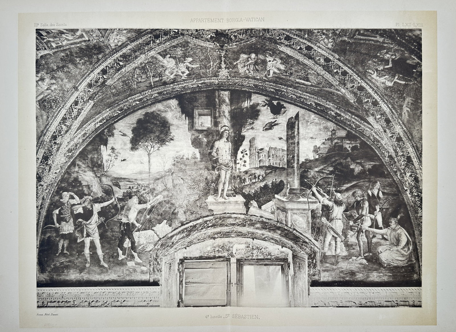 Pinturicchio, after – Voute, Appartement Borgia –Vatican – Photogravure (c. 1890–1910) (1 of 2)