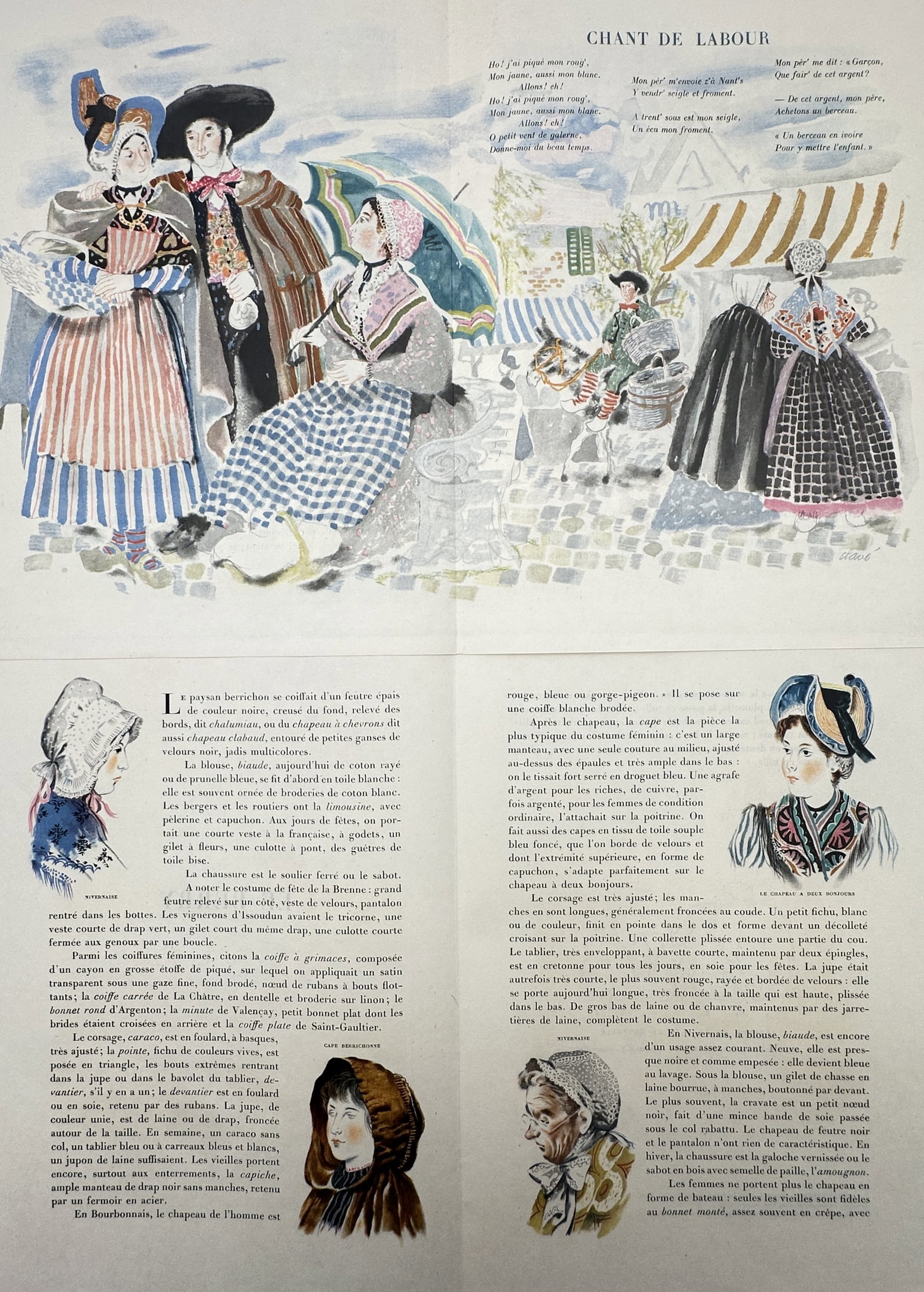 Editions Horizons de France (active mid-20th Century) – Song of Labour and French Regional (1 of 2)
