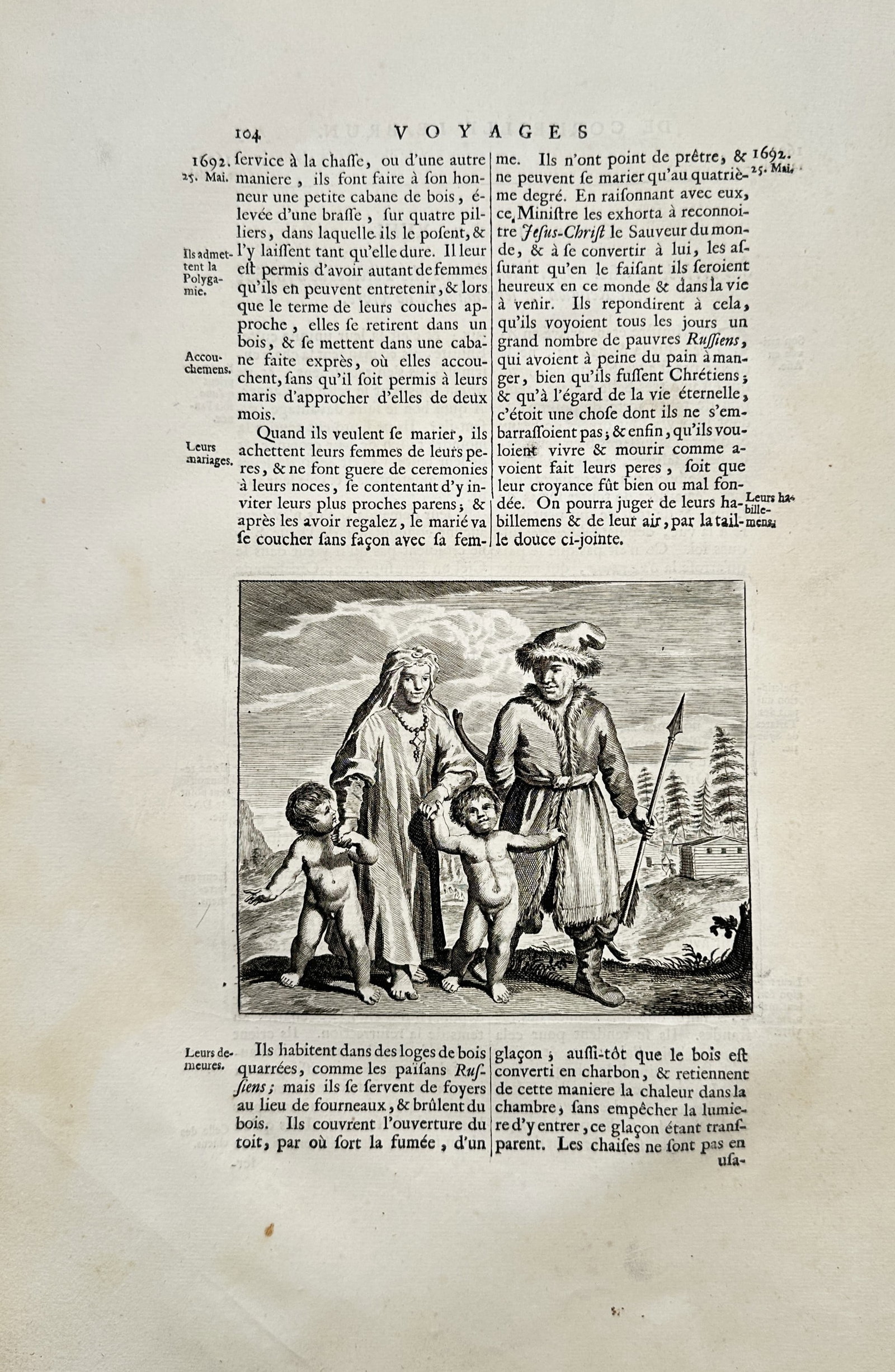 Cornelis de Bruijn (1652–1727) – Samoyed Family and Ethnographic Study of Northern Russia (1 of 2)