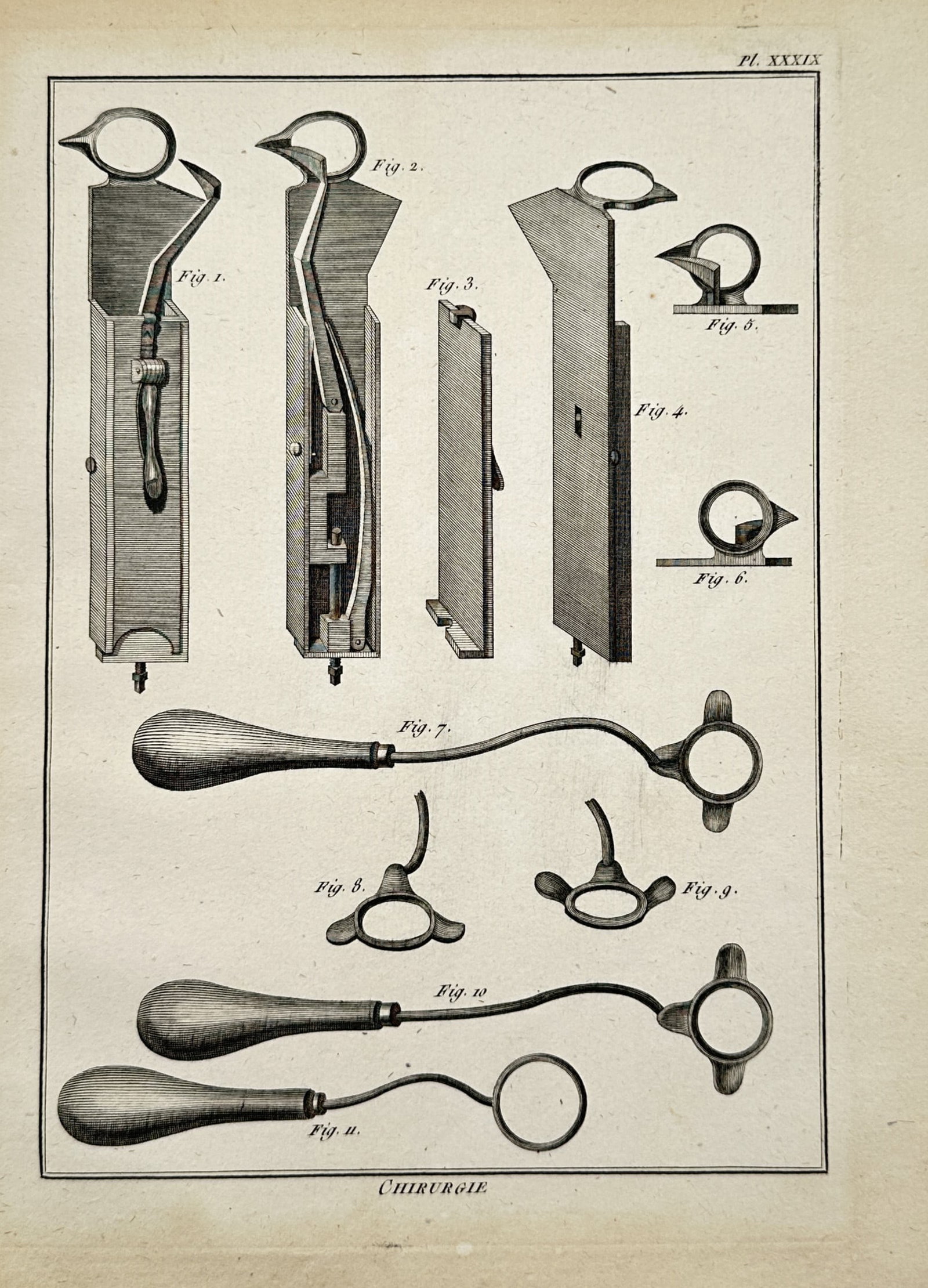 Robert Bénard (1734–1777) – Medical Study of Surgical Instruments and Trepanation Tools (1 of 2)