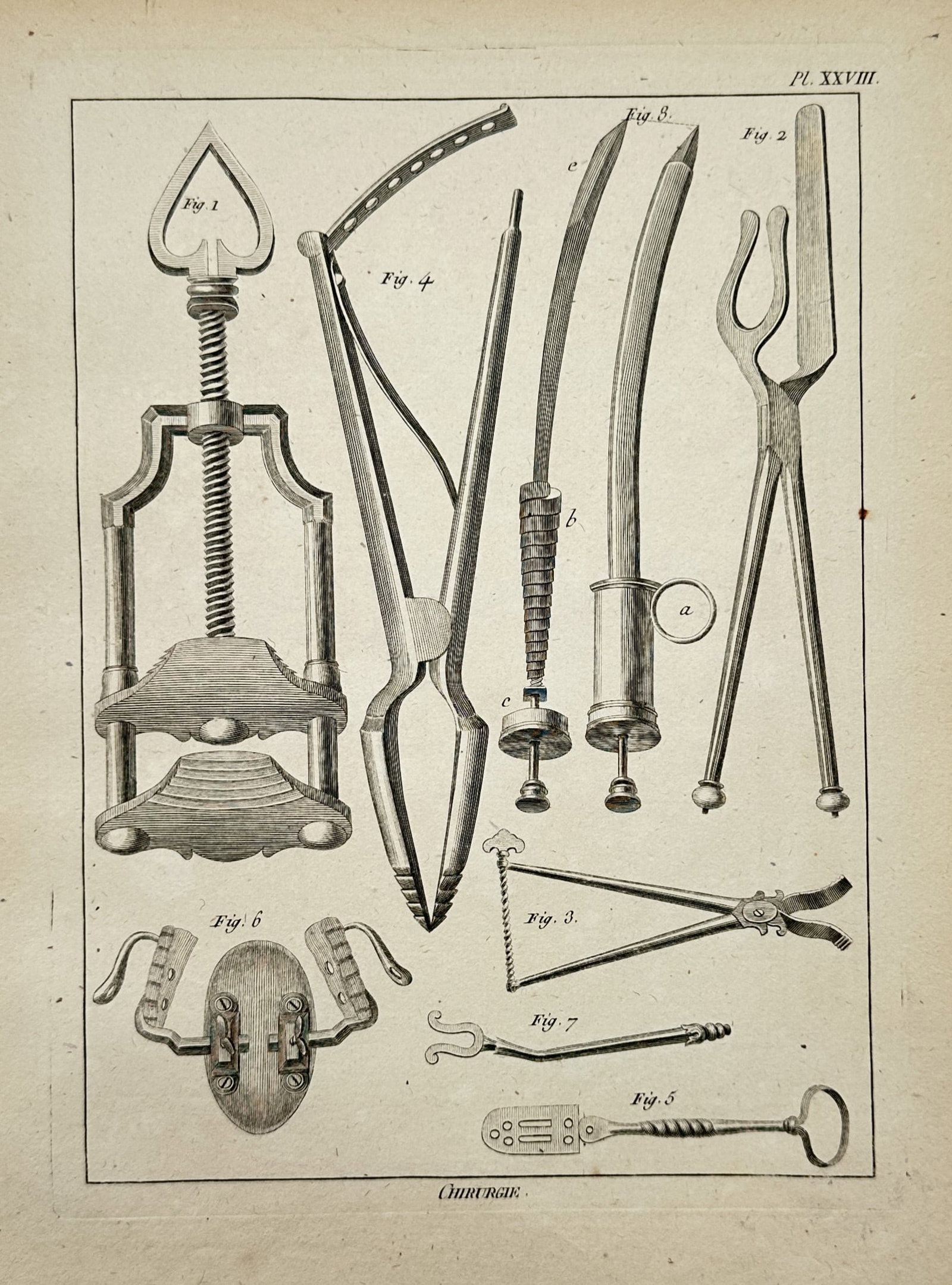 Robert Bénard (1734–1777) – Medical Study of Surgical Instruments and Orthopaedic Tools (1 of 2)