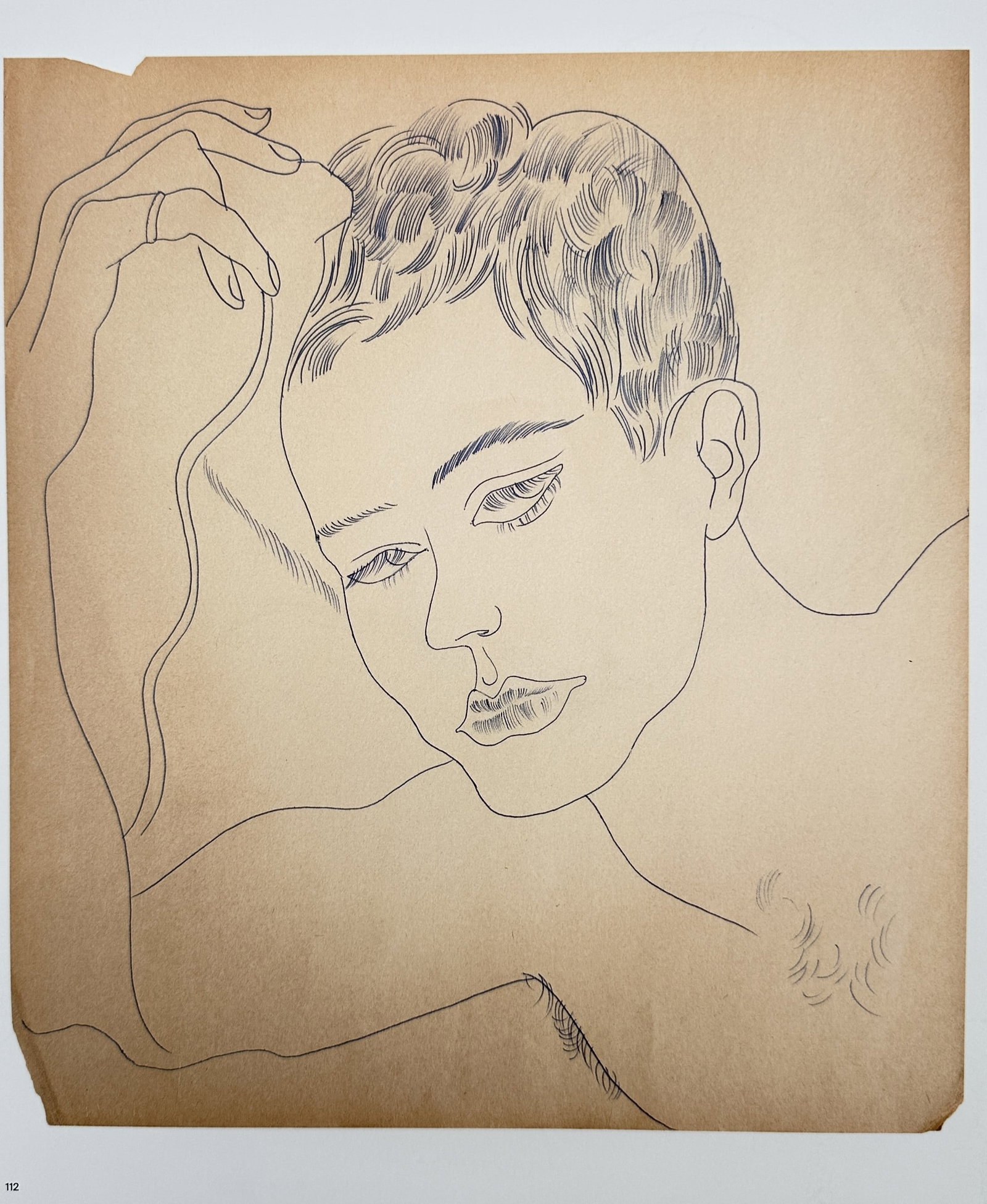 Andy Warhol (1928–1987), after – Reclining Male Portrait – Offset print (20th Century) (1 of 2)