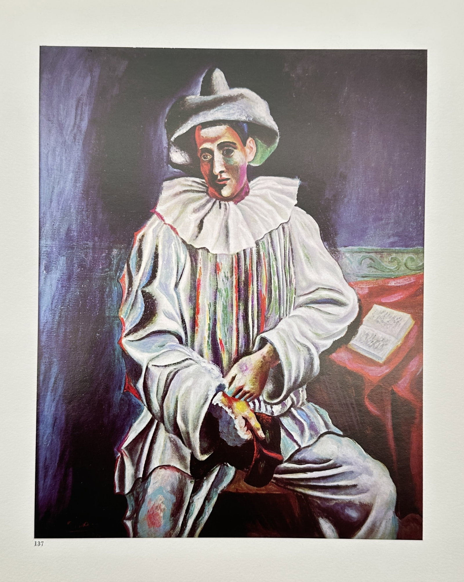 Pablo Picasso, after – View of Pierrot – Offset Print (20th Century) (1 of 2)