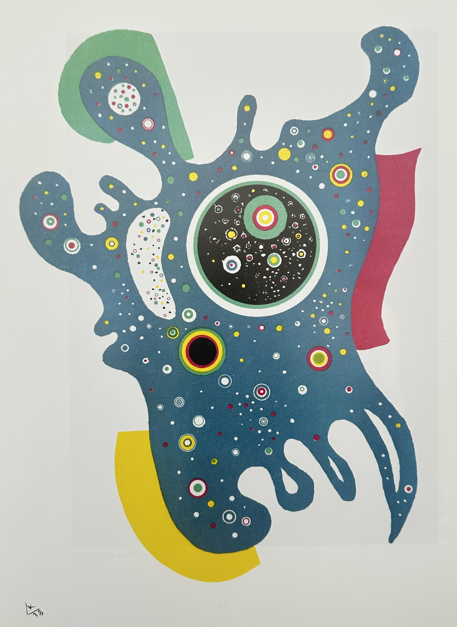 Wassily Kandinsky, after – Abstract Biomorphic Composition – Offset print (20th Century) (1 of 2)