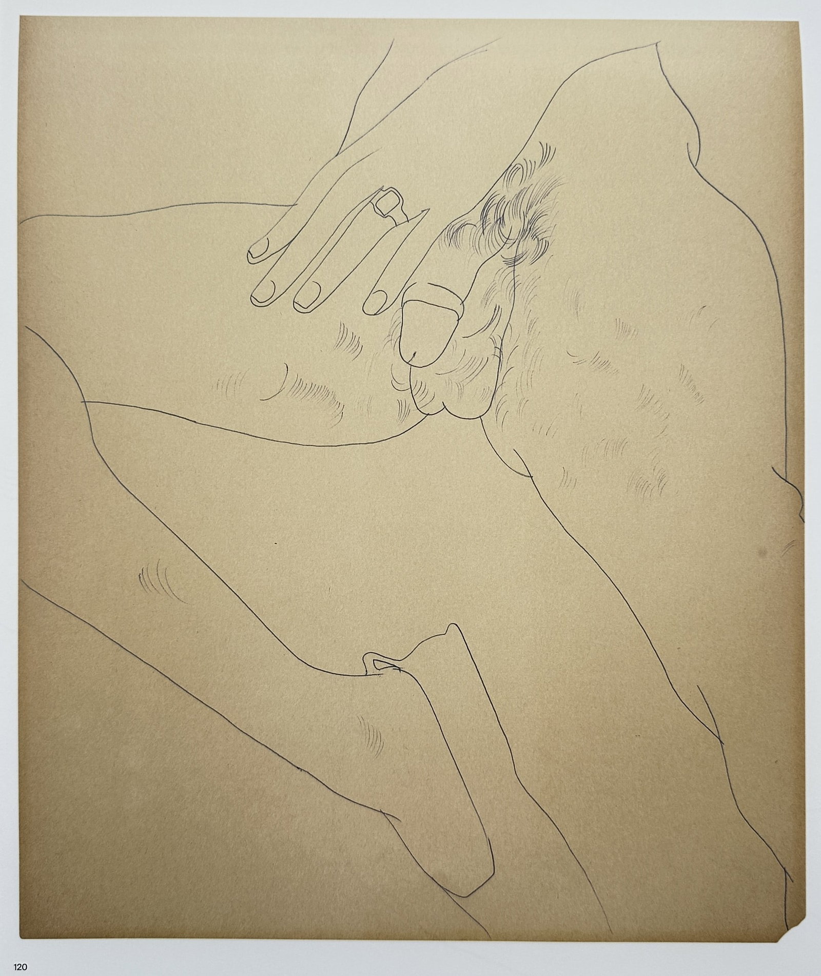 Andy Warhol (1928–1987), after – Male Nude Study – Offset print (20th Century) (1 of 2)