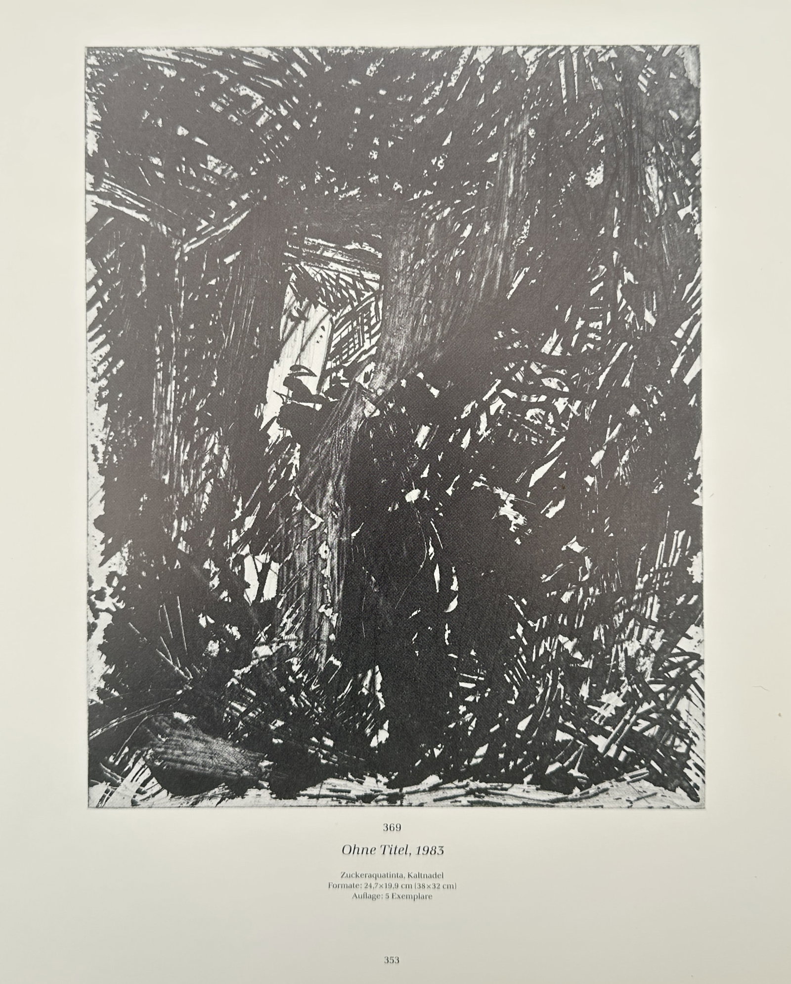 Wols (1913–1951), after – Abstract Composition with Linear Formats – Offset print (20th (1 of 2)