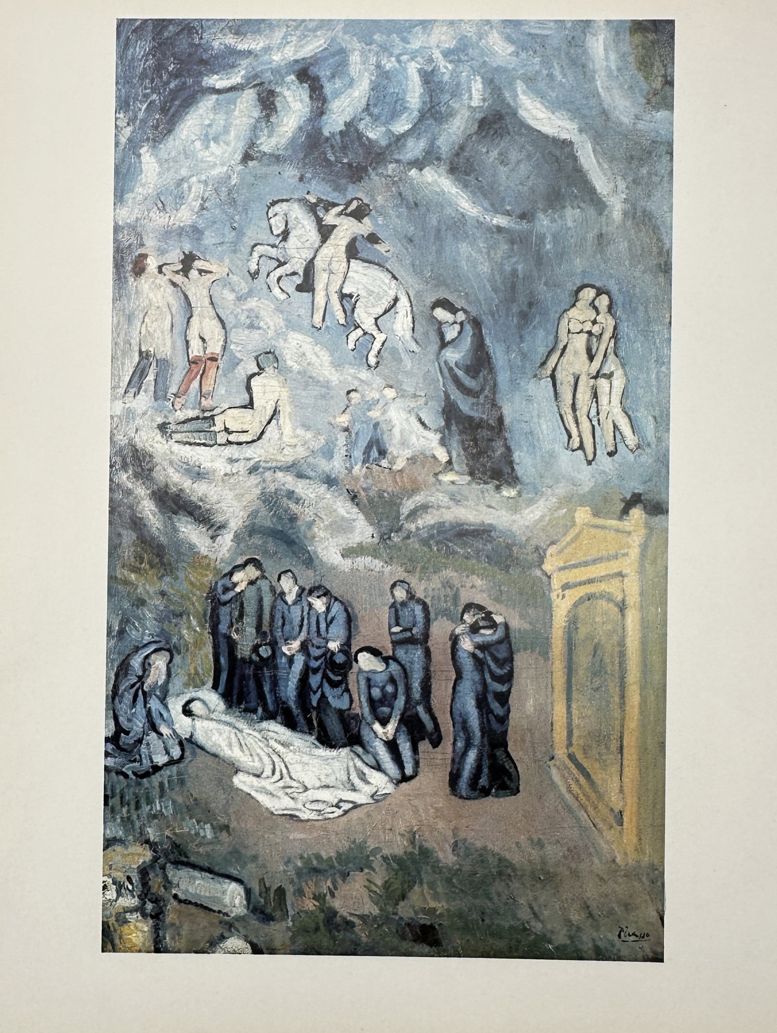 Pablo Picasso, after – Evocation – Offset print (20th Century) (1 of 2)