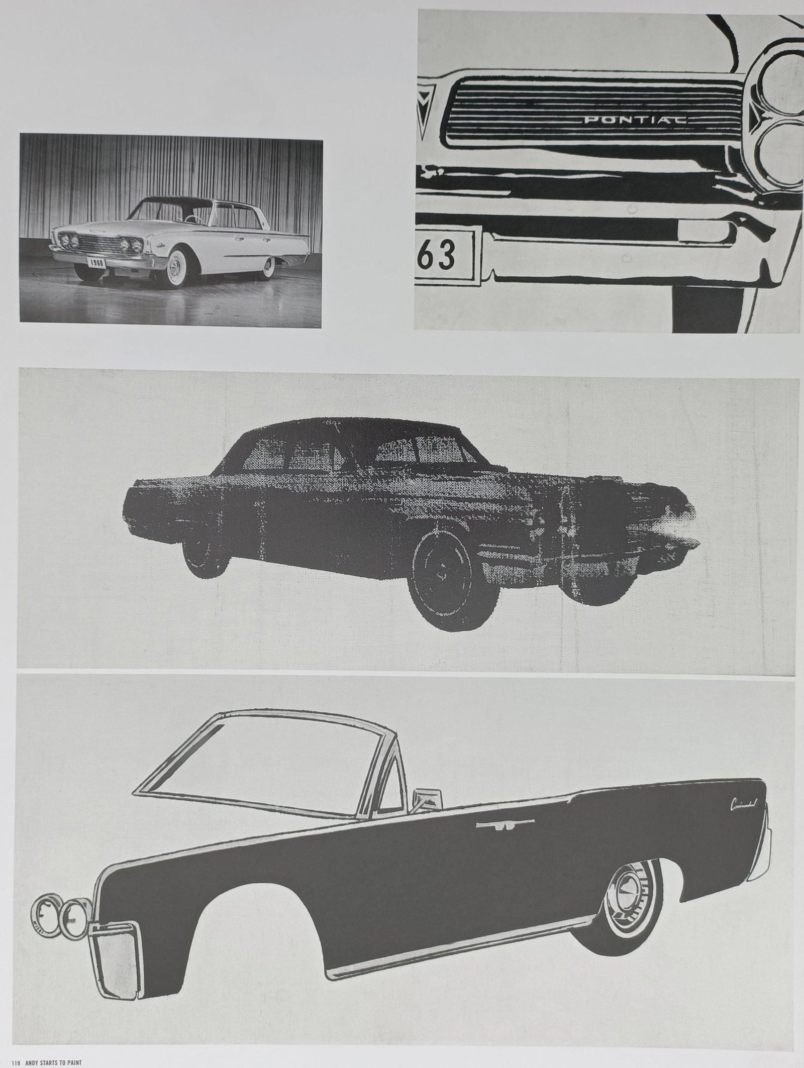 Andy Warhol, after – Studies and Source Images of Automobiles – Offset lithographic reproduction (1 of 2)
