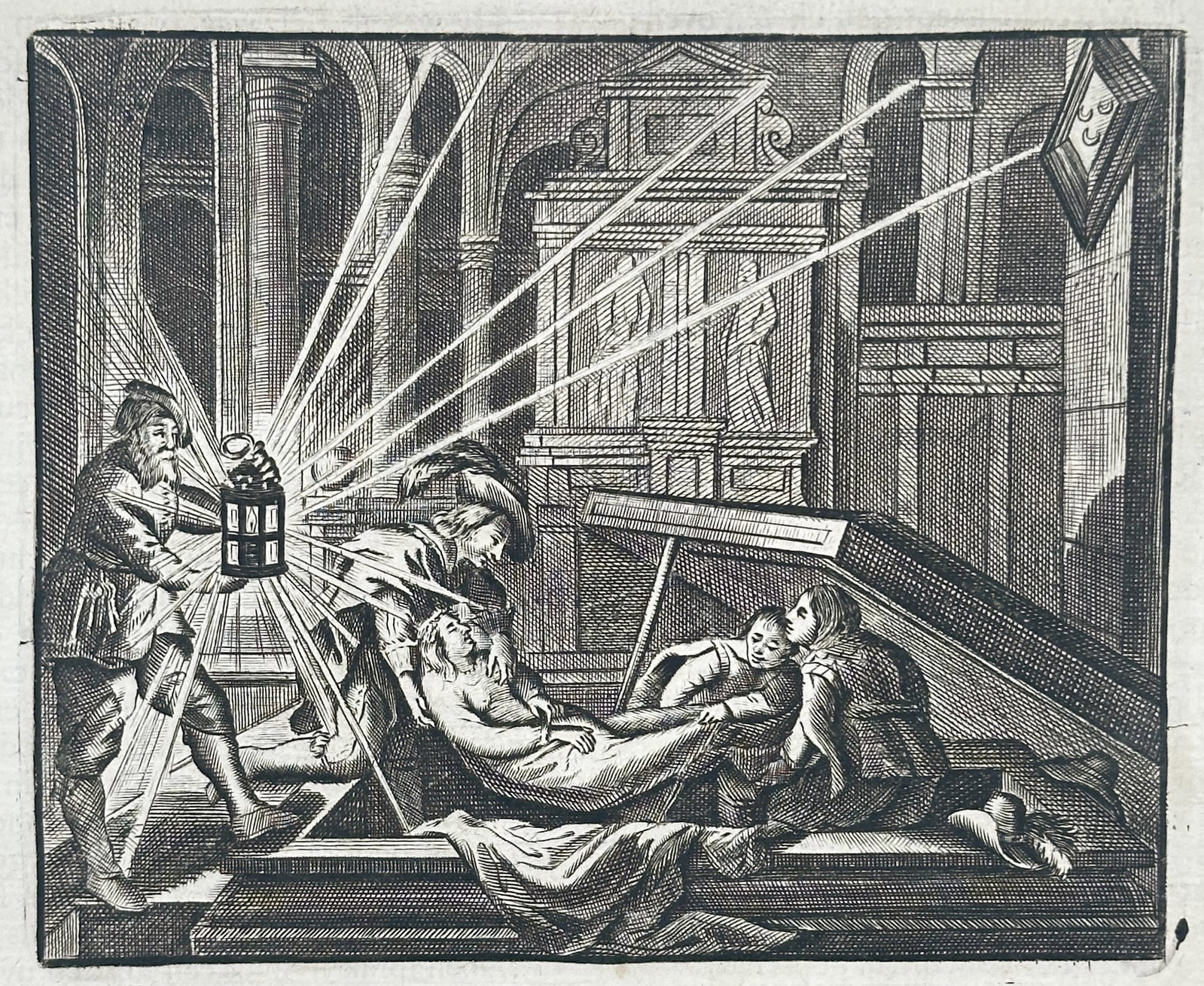 Jacob Cats – Marriage State – Copper engraving (19th Century) (1 of 3)