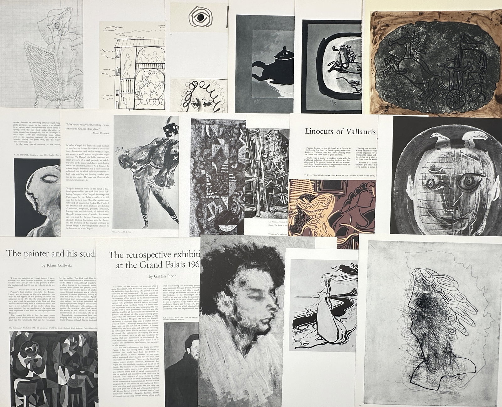 Various Artists – Set of 18: Modernist Interpretations, Graphic Profiles, and Illustrated Essays (1 of 2)