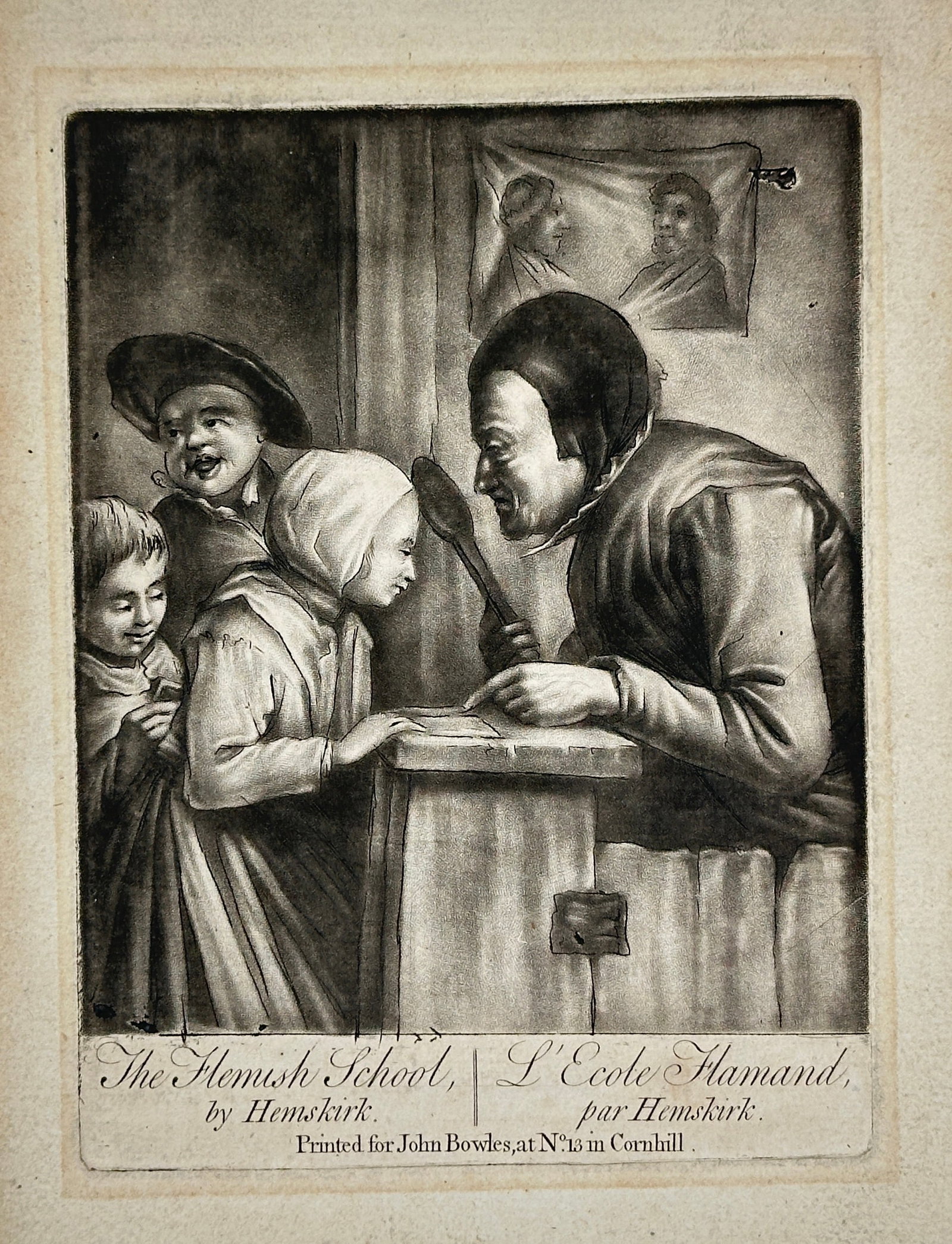 John Bowles – The Flemish School – Mezzotint (18th Century) (1 of 2)