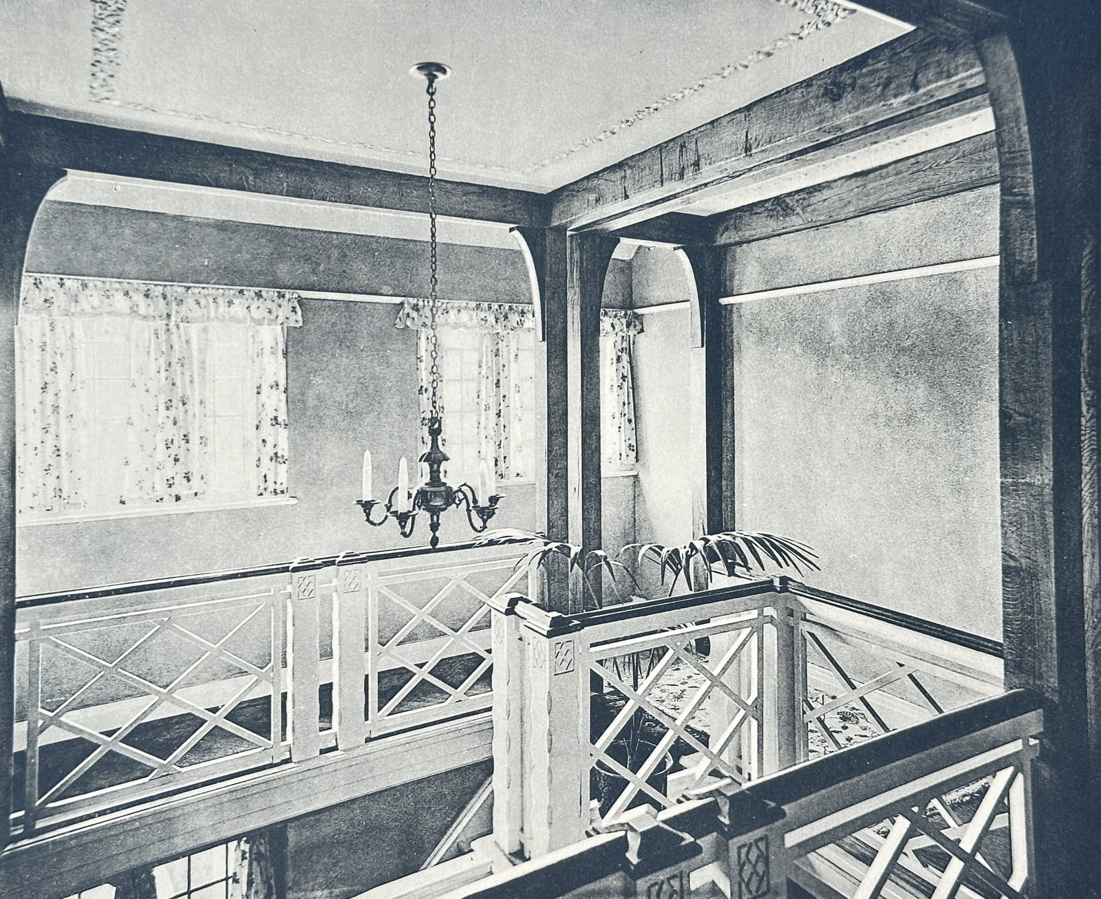 Herbert Arthur Welch – Upper Hall at Golders Green Residence – Collotype (1910) (1 of 3)