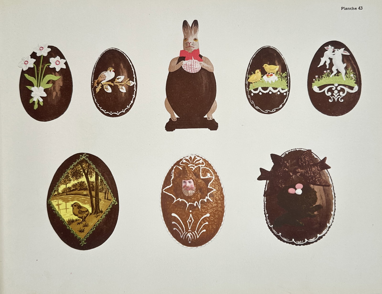 Thérèse de Dillmont – Decorative Easter Egg Designs – Lithograph (20th Century) (1 of 2)