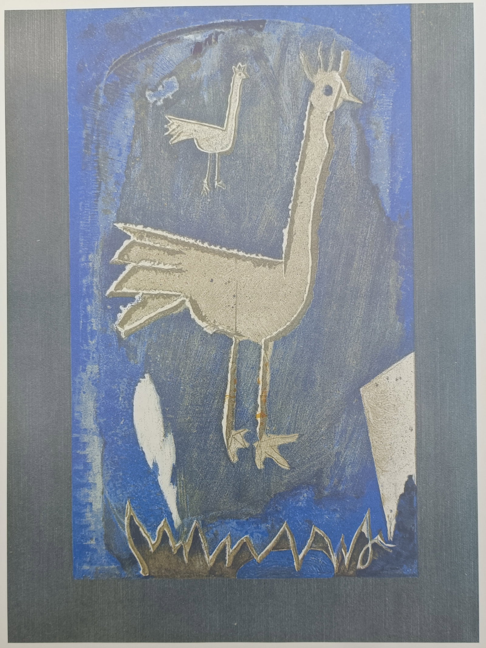 Georges Braque,after – The Rooster – Offset print (20th Century) (1 of 2)