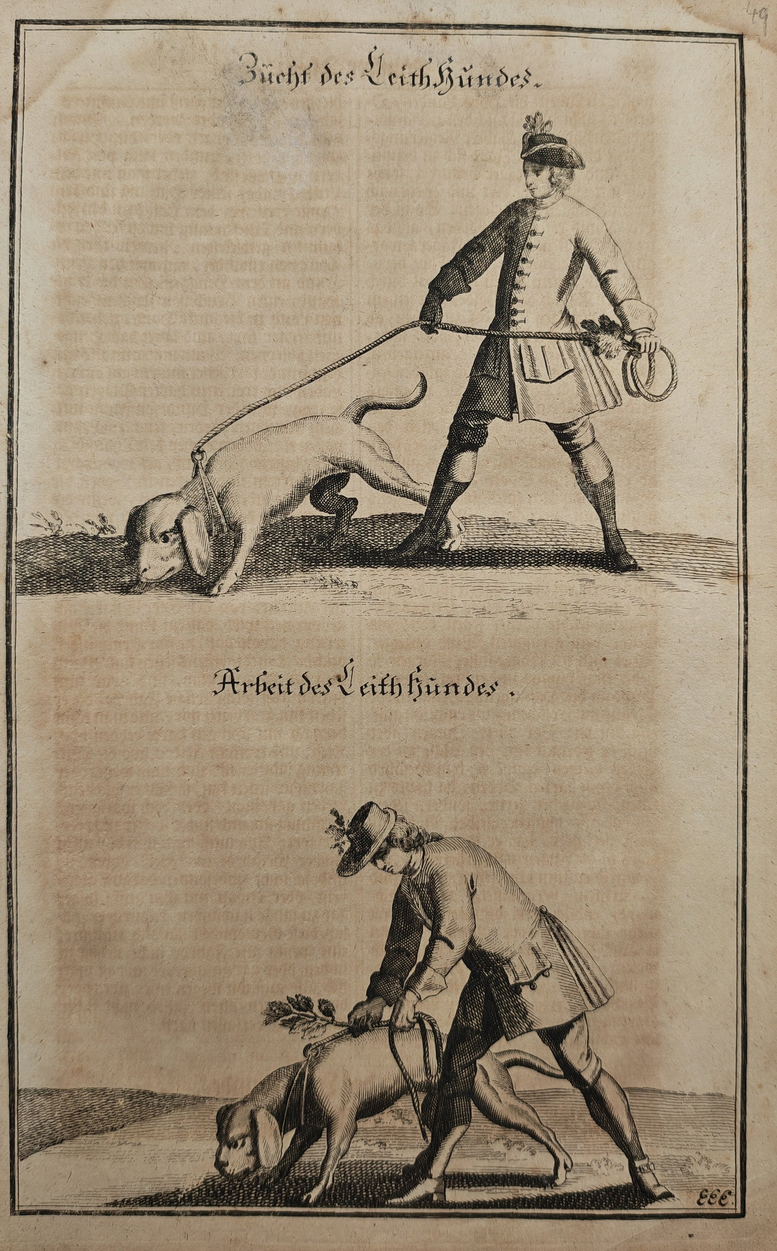 Hanns Friedrich von Flemming – Cynological Study of Training and Working Leash Hounds (1 of 2)