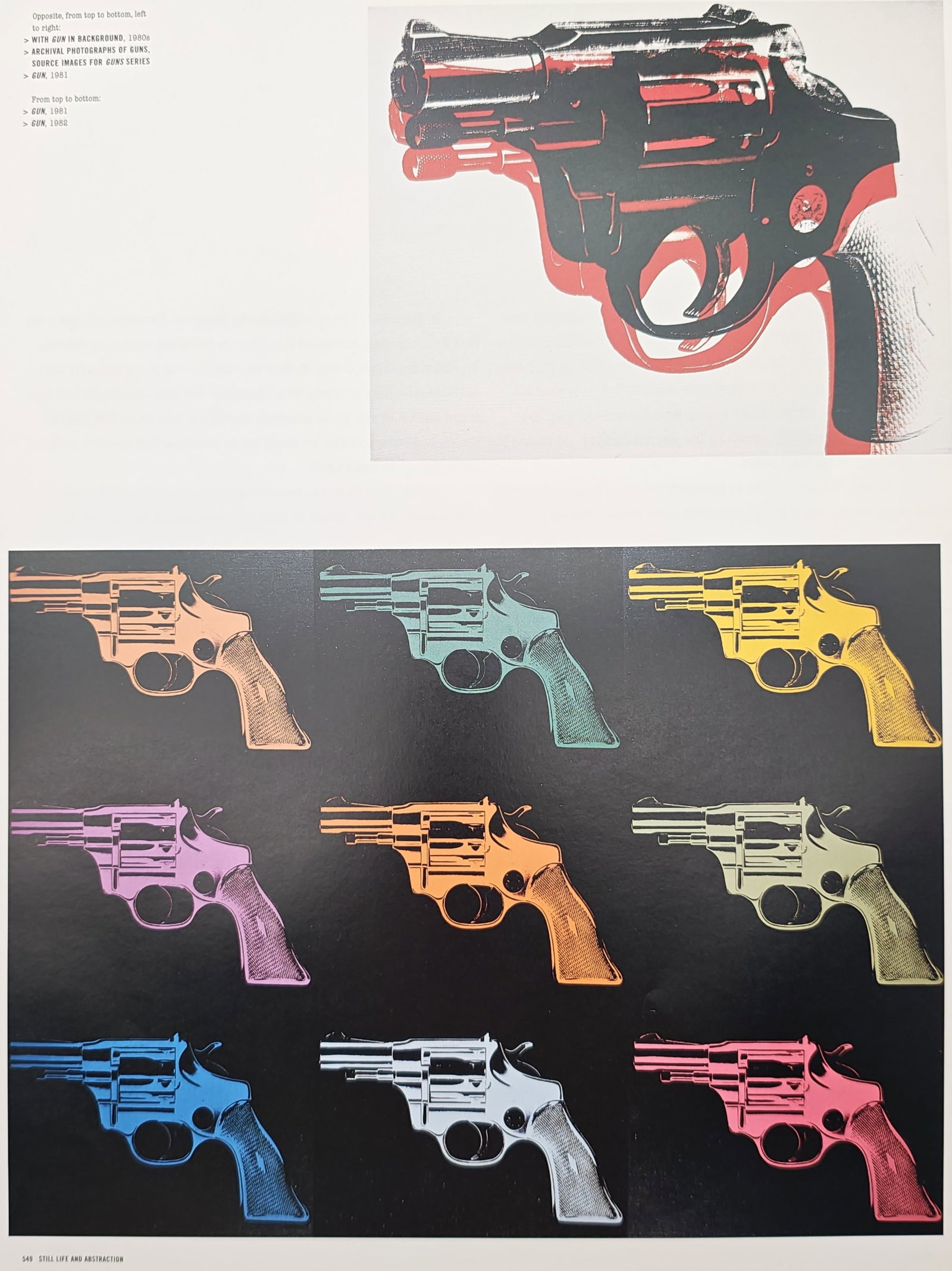 Andy Warhol,after – Guns – Offset print (20th Century) (1 of 2)