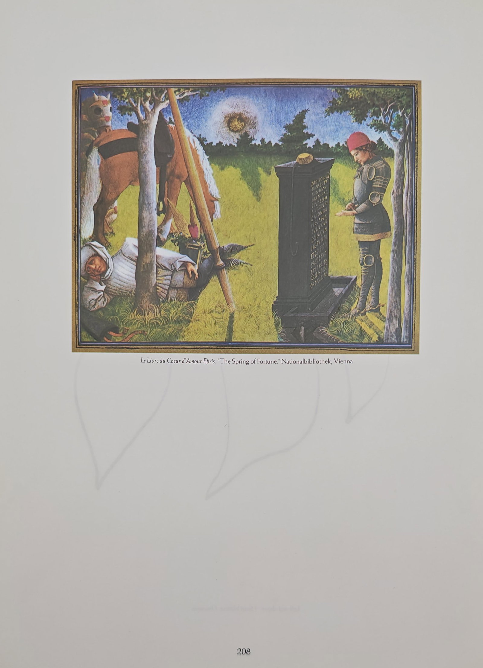 Barthélemy d'Eyck,after – The Spring of Fortune – Offset Print (20th Century) (1 of 2)