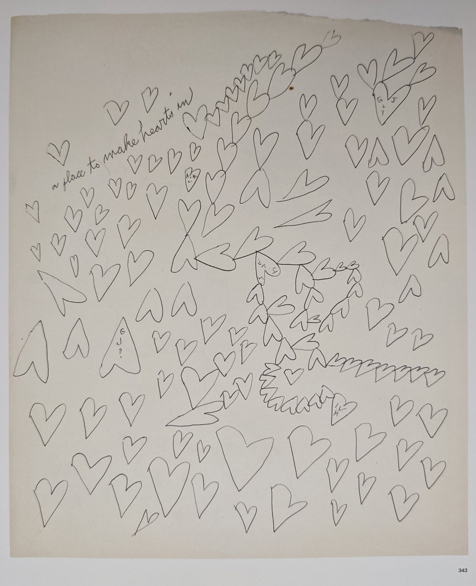 Andy Warhol,after – A Place to Make Hearts In – Offset lithographic reproduction (2006) (1 of 2)