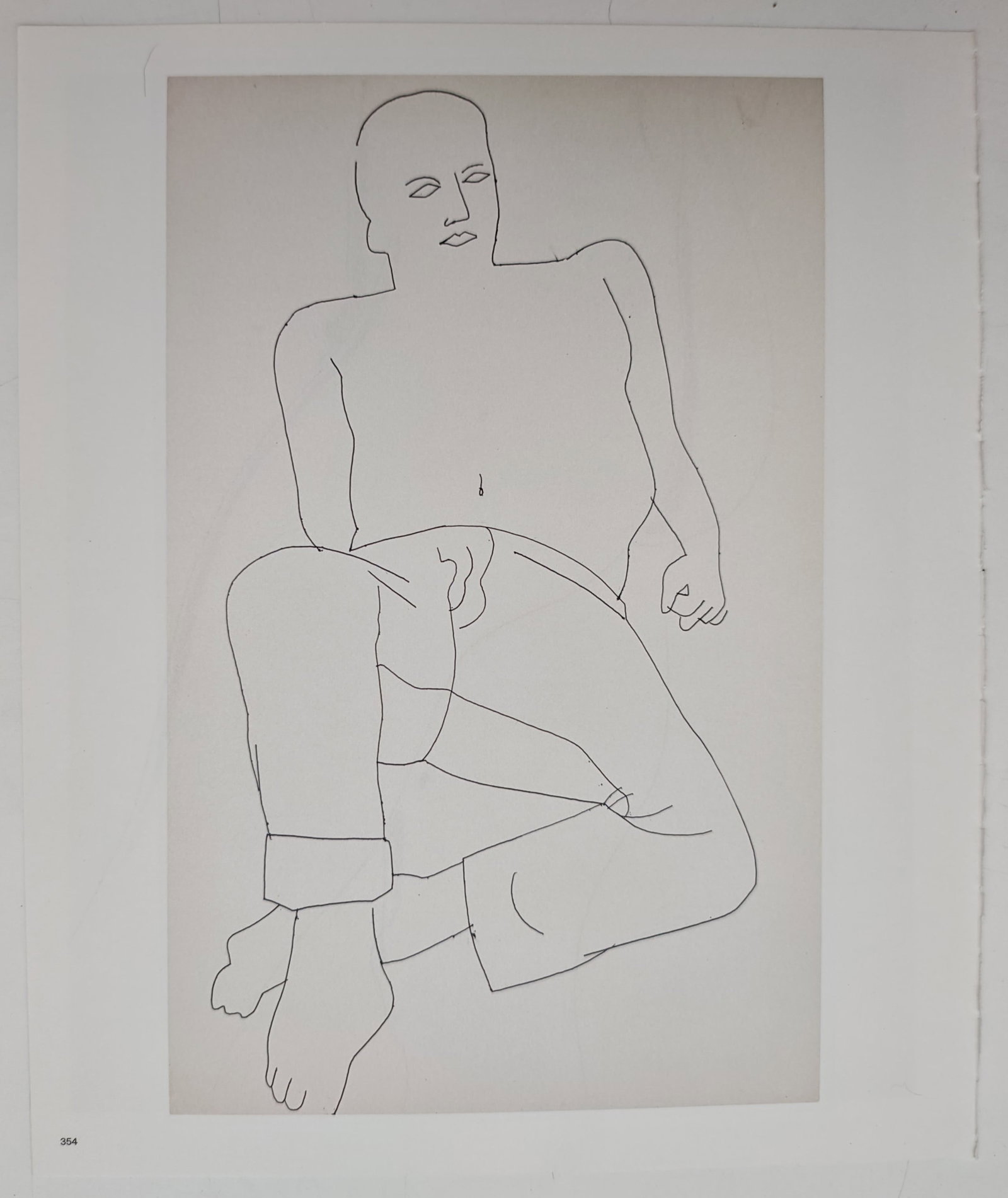 Andy Warhol,after – Male Torso with Heart – Offset lithographic reproduction (2006) - 2