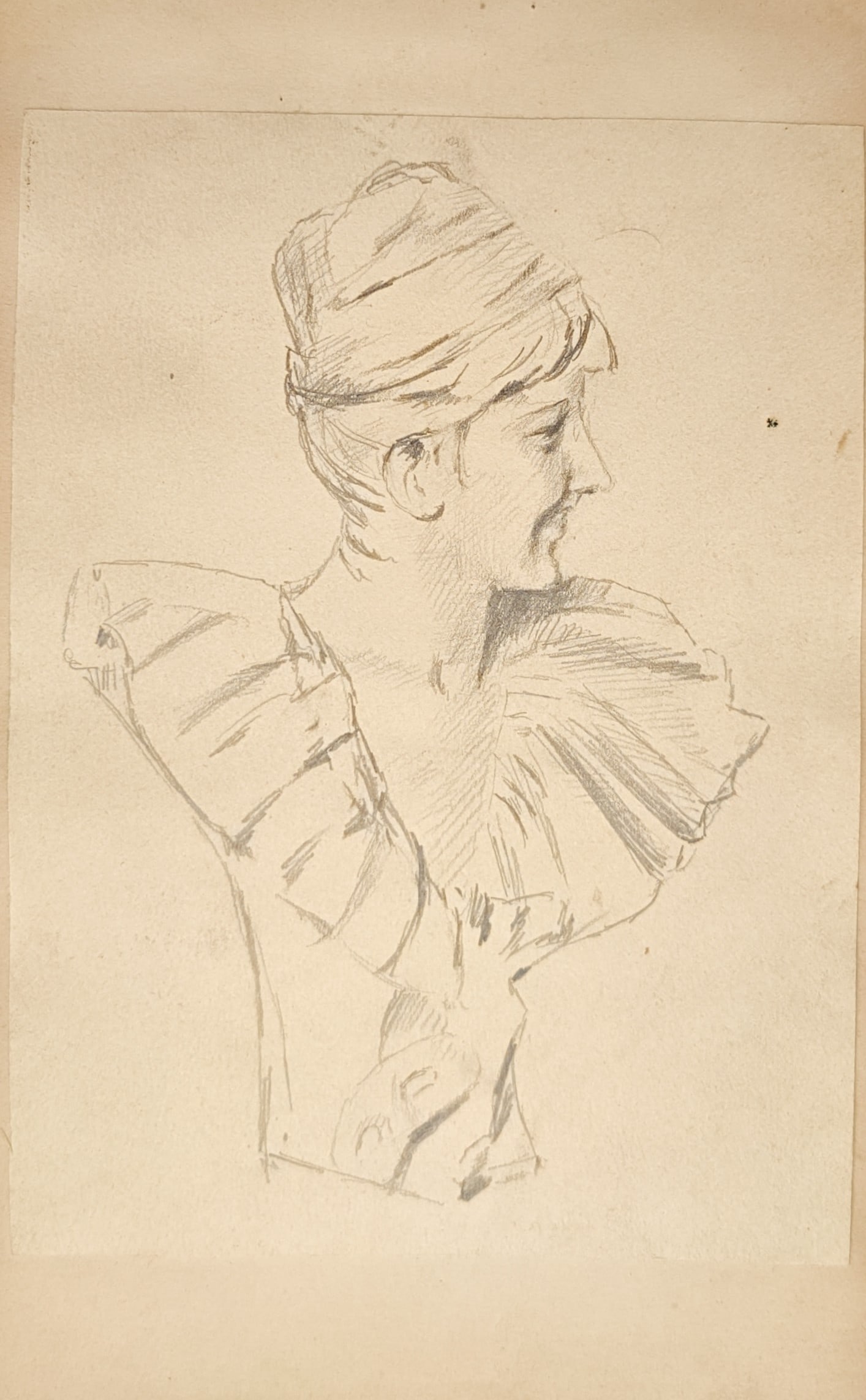 Georges William Thornley – Portrait of a Woman – Lithograph (19th Century) (1 of 2)