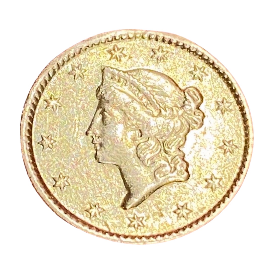 1853 Liberty Gold One Dollar Coin Solid Gold Coin (1 of 4)