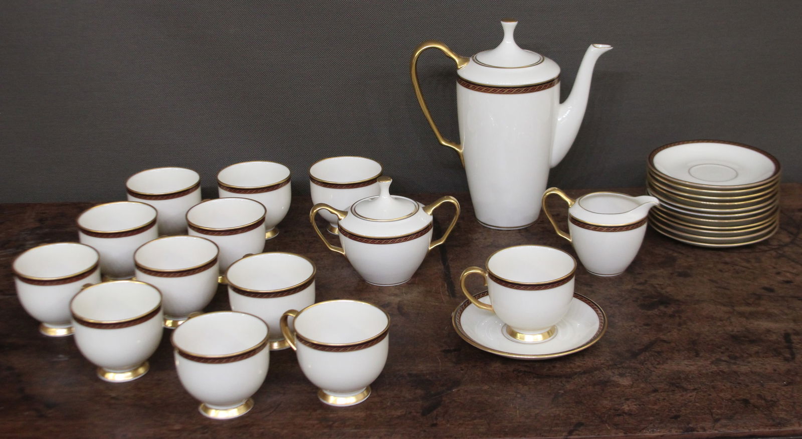 Luxury Vintage Lenox Presidential Collection Monroe Tea Set 27 Pieces (1 of 7)