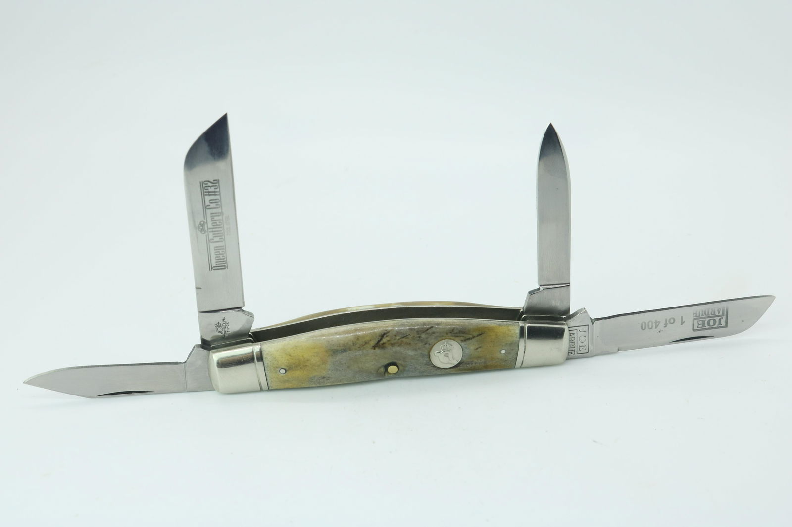 Queen Cutlery #32 Large Congress Joe Pardue 4-Bladed Folding Knife (1 of 9)