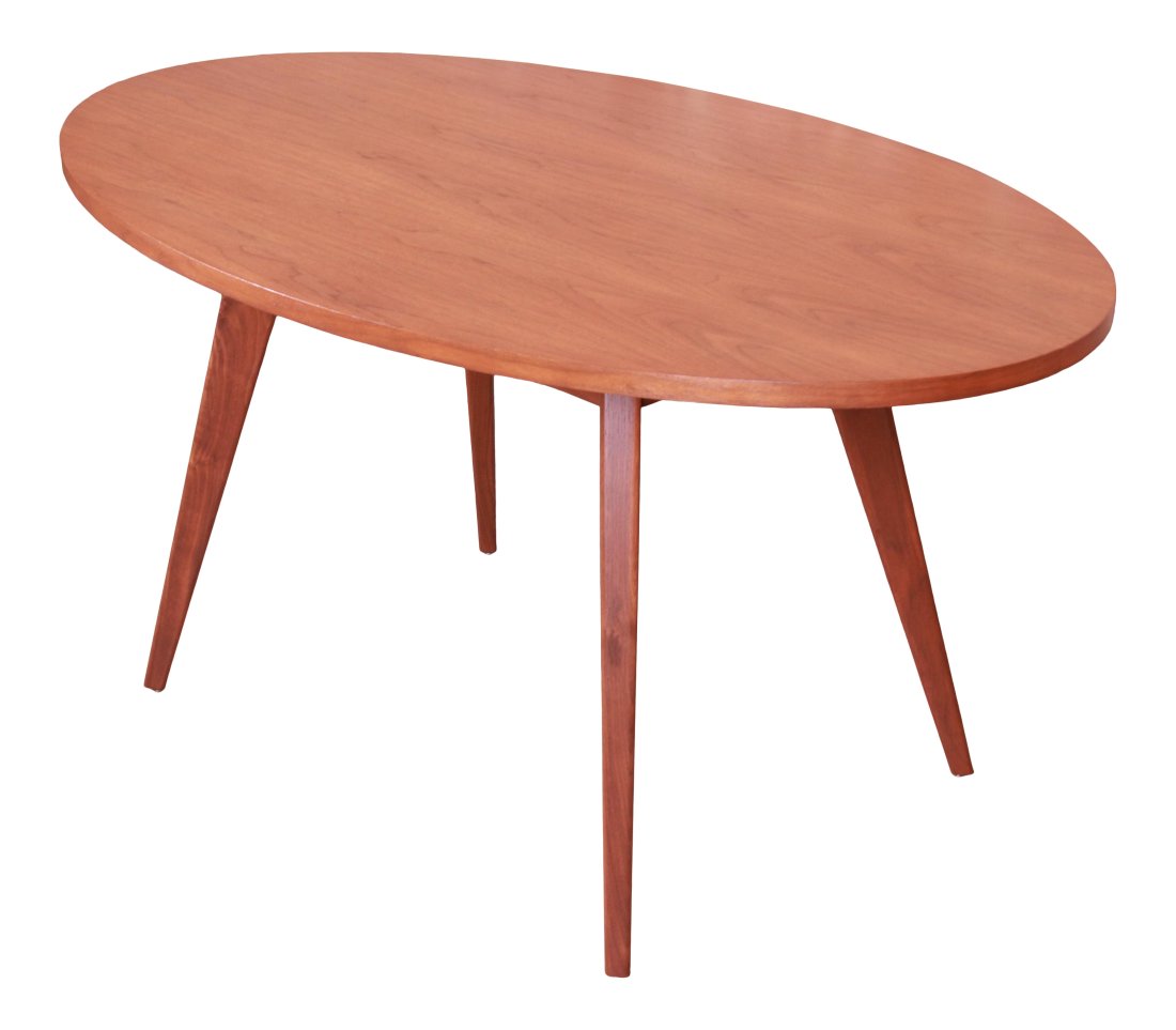 Jens Risom for Knoll Mid-Century Modern Walnut Dining or Game Table, Newly Refinished (1 of 12)