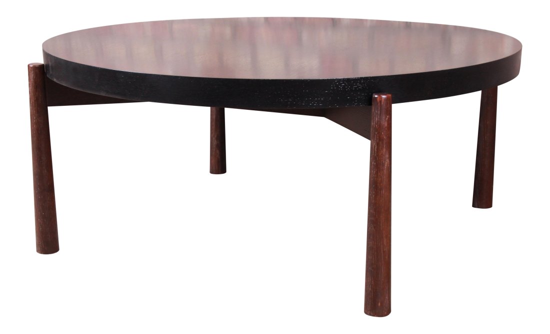 Baker Furniture Mid-Century Modern Ebonized Coffee Table (1 of 9)