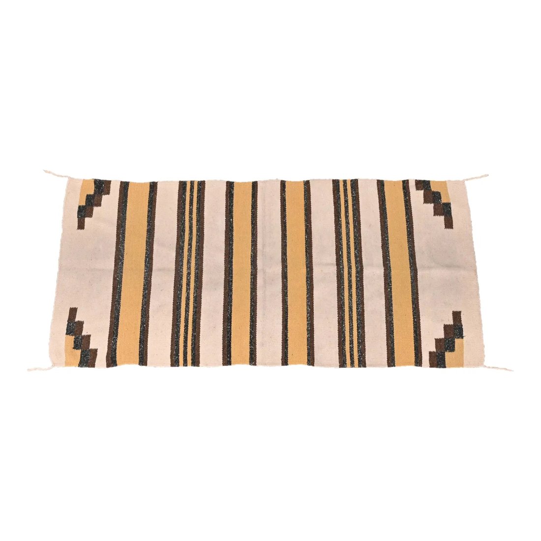 Vintage Handmade Navajo Style Flat Weave Rug, Mid-20th Century (1 of 8)