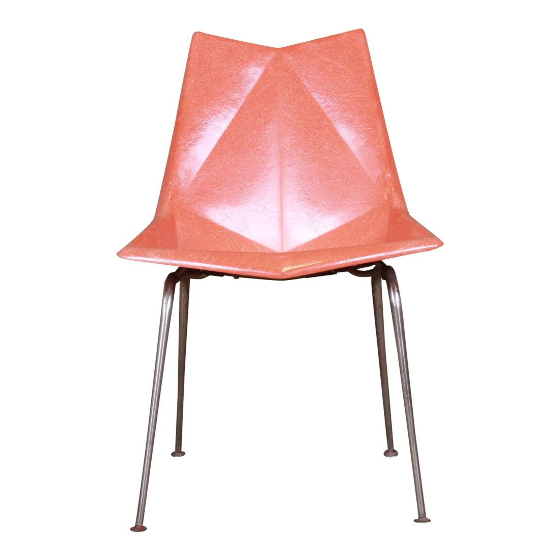 Paul McCobb Mid-Century Modern Fiberglass Origami Chair, 1950s (1 of 11)