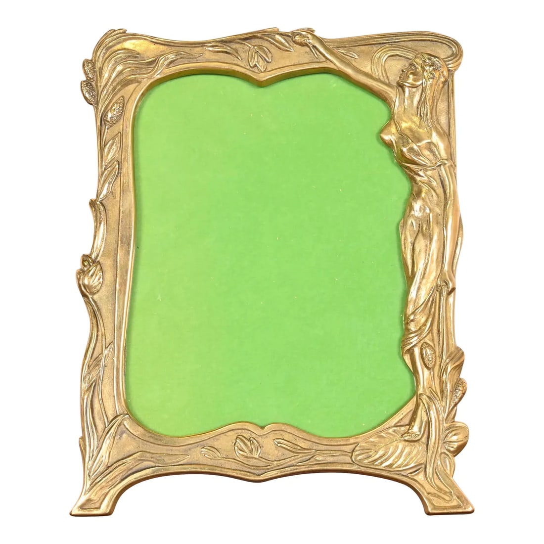 Antique Art Nouveau Gilt Bronze Large Picture Frame, Circa 1930s (1 of 11)
