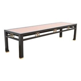 Michael Taylor for Baker Furniture Far East Collection Coffee Table, Newly Refinished