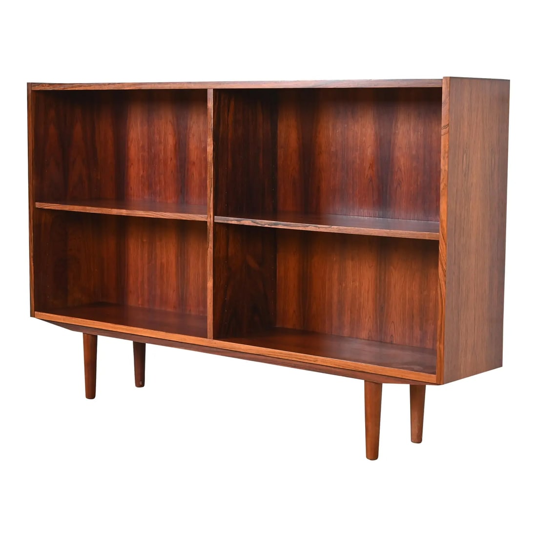 Dammand & Rasmussen Danish Modern Rosewood Double Bookcase, 1960s (1 of 12)