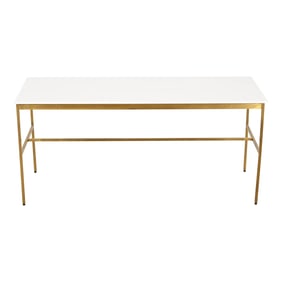 Paul McCobb for Directional Brass and Vitrolite Cocktail Table, 1950s