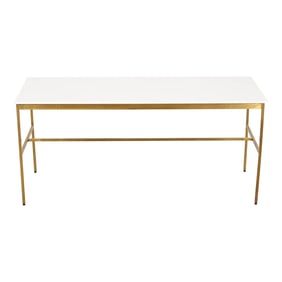 Paul McCobb for Directional Brass and Vitrolite Cocktail Table, 1950s