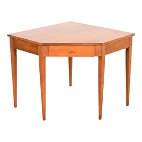 Paul McCobb Planner Group Solid Birch Corner Desk, 1950s