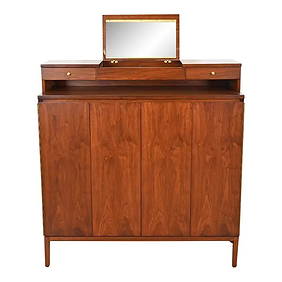 Paul McCobb Irwin Collection Walnut Gentleman's Chest, Newly Refinished (1 of 12)