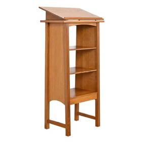 Stickley Mission Oak Arts & Crafts Bookcase With Removable Lectern (1 of 12)